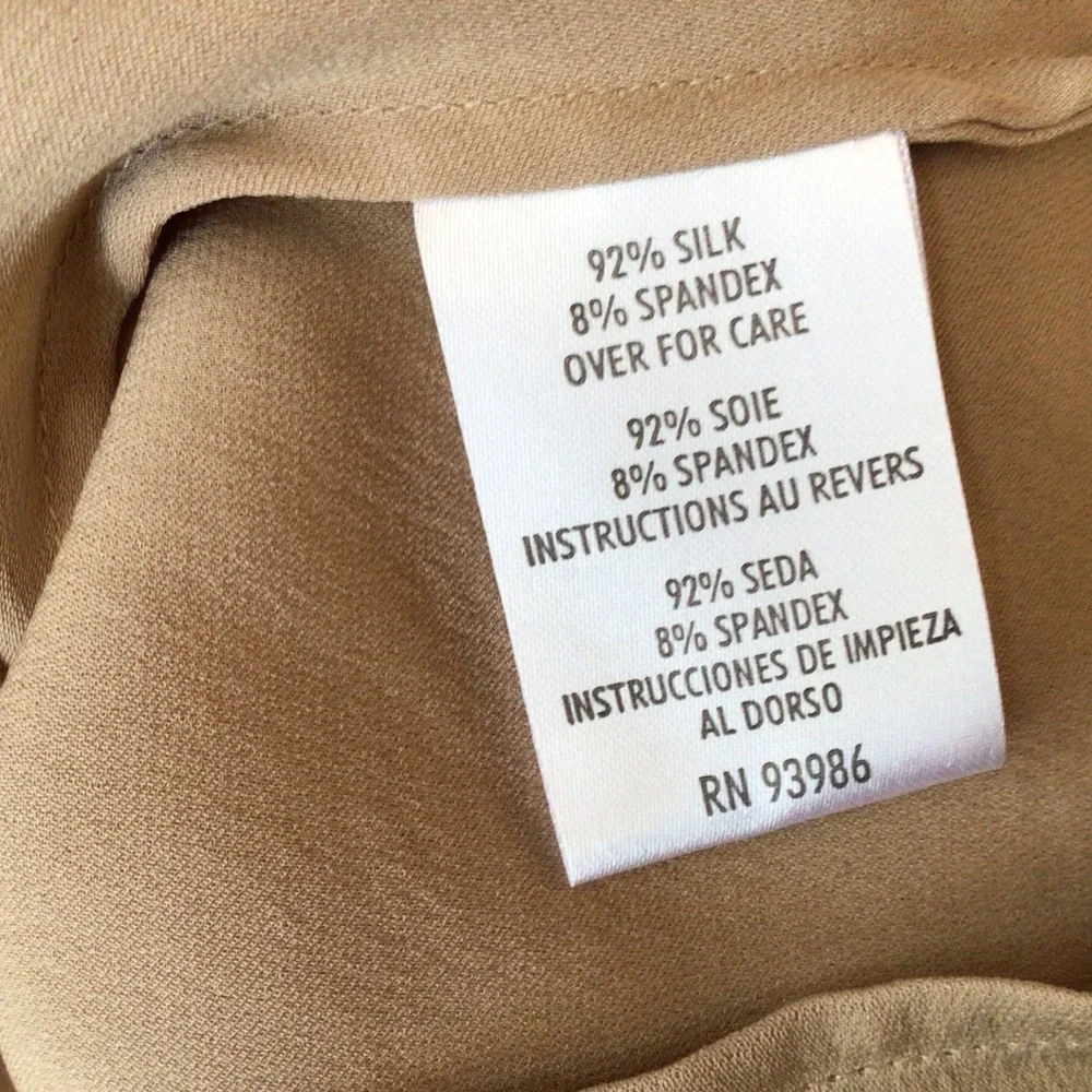 Petite Sophisticate silk blouse, New - Picture 4 of 5